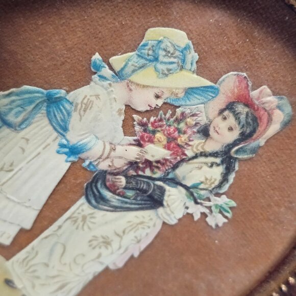 Vintage Romantic Victorian Fashion French Magazine La Mode Illustration Wall Art - Picture 6 of 14